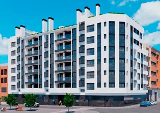 Кастельон 2 3D изображение на сградата „Лус“