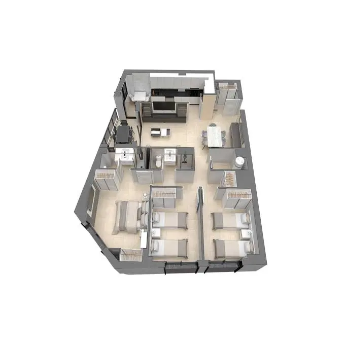 Edificio Panorama 19 Типология B2