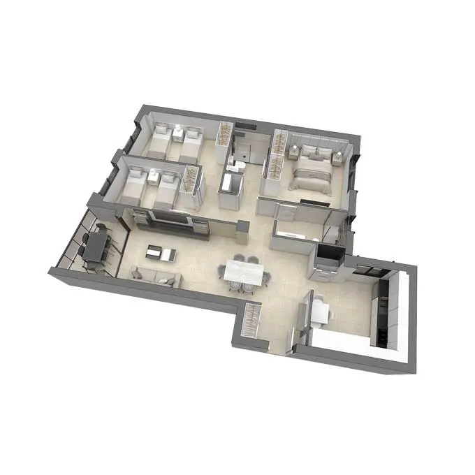 Edificio Panorama 21 Типология B3