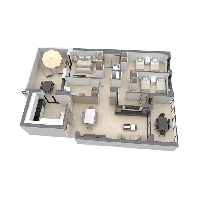 Edificio Panorama 24 Типология C1 - P1