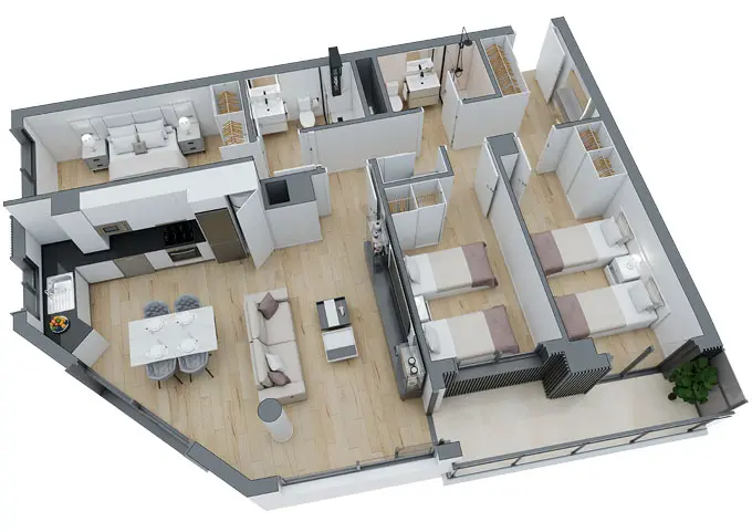 Edificio Norte 24 Типология C3
