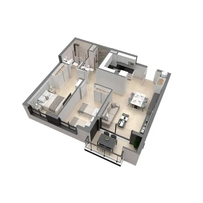 Immeuble Bonespai 27 Tipología B1