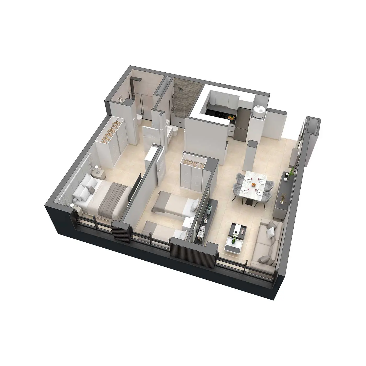 Immeuble Bonespai 26 Tipología B1-PB