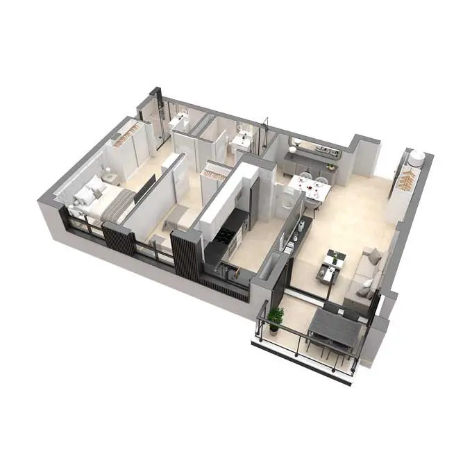 Immeuble Bonespai 30 Tipología B3
