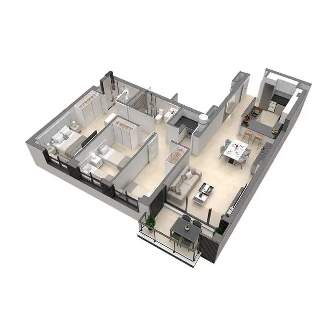Immeuble Bonespai 34 Tipología C1