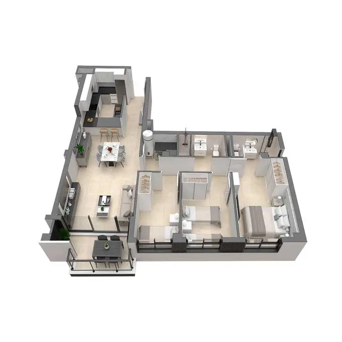 Immeuble Bonespai 35 Tipología C1