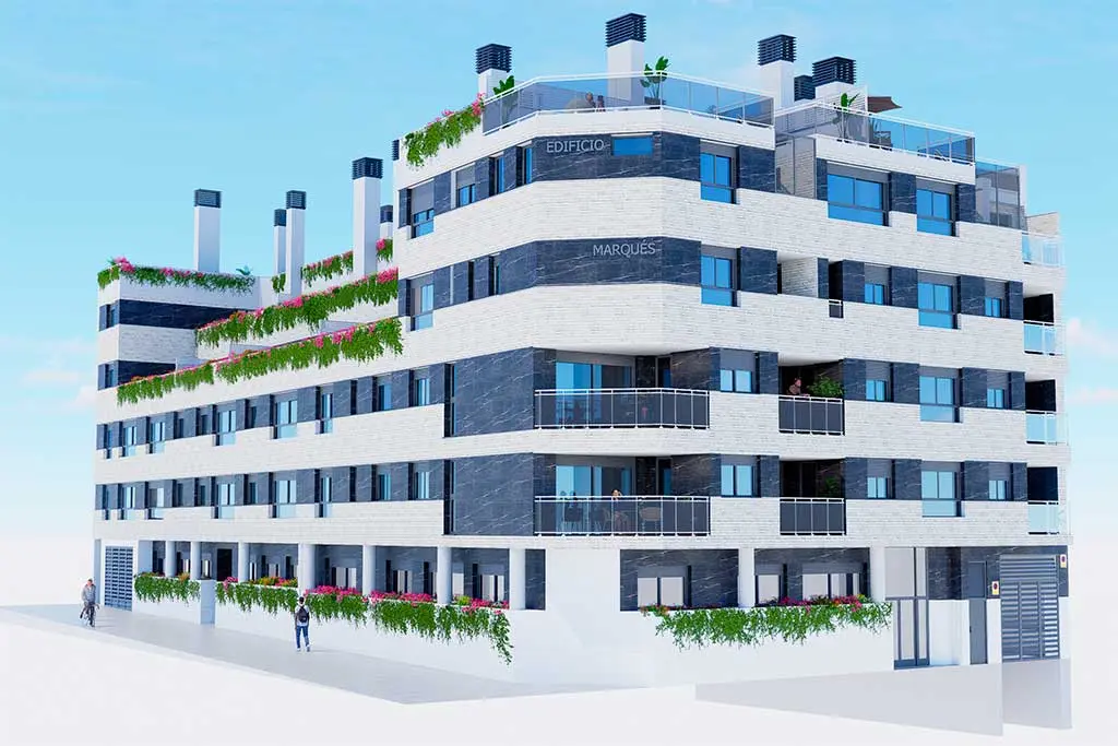Edificio-Marques-Fachada-v2-1024 Obraz 3D budynku Edificio Marques