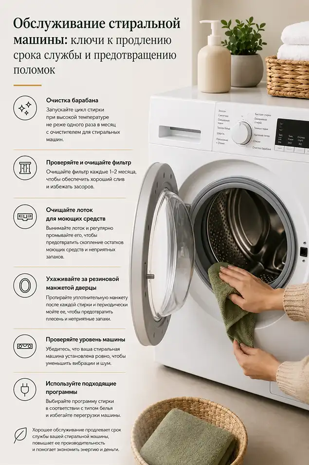 Когда сегодня включить стиральную машину? 6 Cómo hacer el mantenimiento a la lavadora